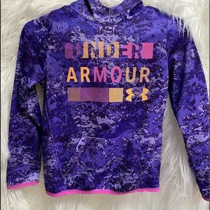 Under Armour Youth Girls Athletic Hoodie HTF RARE